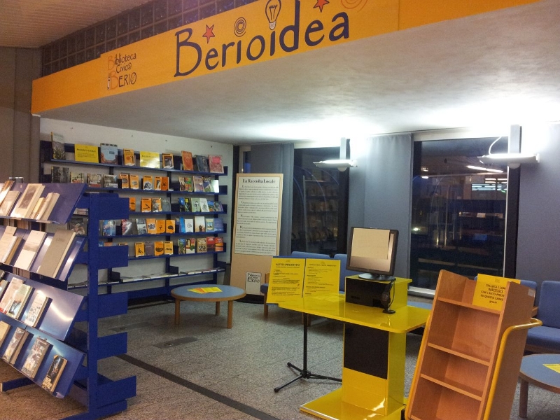 immagine dell'autopresito alla biblioteca berio